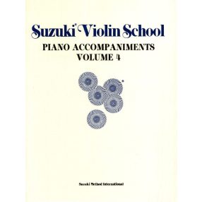 Suzuki, Shinichi: Suzuki Violin School Vol.4 (piano acc.)