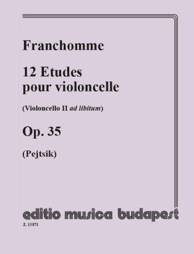 Franchomme, Auguste-Joseph: 12 etűd Op. 35