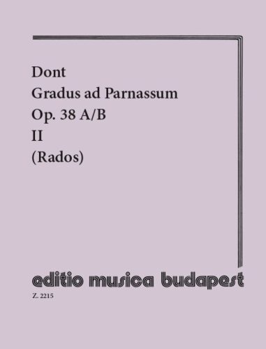 Dont, Jakob: Gradus ad Parnassum 2