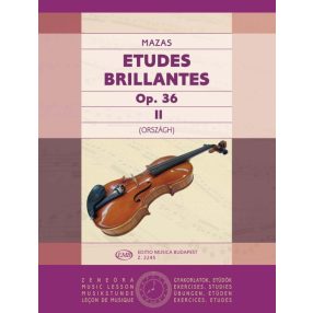 Mazas, Jacques-Féréol: Études brillantes II. Op. 36