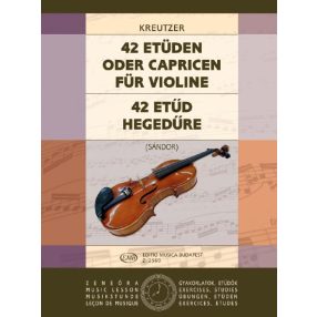 Kreutzer, Rodolphe: 42 etűd hegedűre