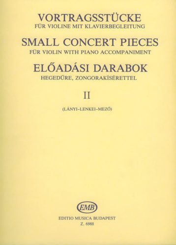 Lányi Margit – Lenkei Gabriella – Mező László: ELŐADÁSI DARABOK 2