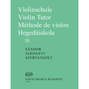   Járdányi Pál – Sándor Frigyes – Szervánszky Endre: Hegedűiskola III.