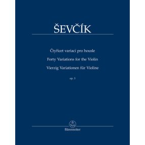 Ševčík, Otakar: Forty Variations Op. 3.