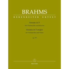   Brahms, Johannes: Sonata for Violoncello and Piano játszópartitúra Op. 99