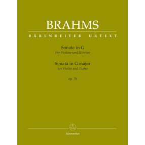   Brahms, Johannes: Sonata for Violin and Piano játszópartitúra Op. 78
