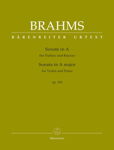 Brahms, Johannes: Sonata for Violin and Piano játszópartitúra Op. 100