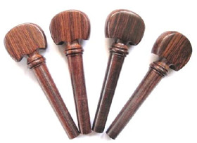 Barokk Hegedű kulcs rózsafa medium SET