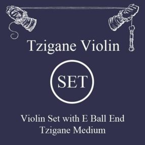 Larsen Tzigane hegedűhúr SET 4/4, E-ball end
