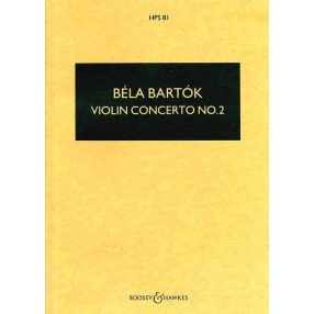 Bartók Béla: Violin Concerto No. 2 HPS 81 kispartitúra