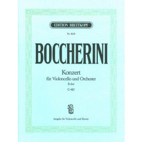   Boccherini, Luigi: Violoncello Concerto in Bb major Urtext zongorakivonat