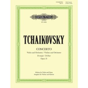   Tchaikovsky, Pyotr Ilyich: Concerto in D Op. 35 (Ausgabe für Violine und Klavier vom Komponisten) zongorakivonat