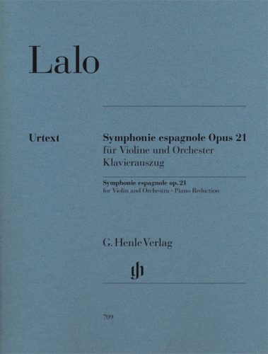 Lalo, Édouard: Symphonie espagnole for Violin and Orchestra d minor op. 21